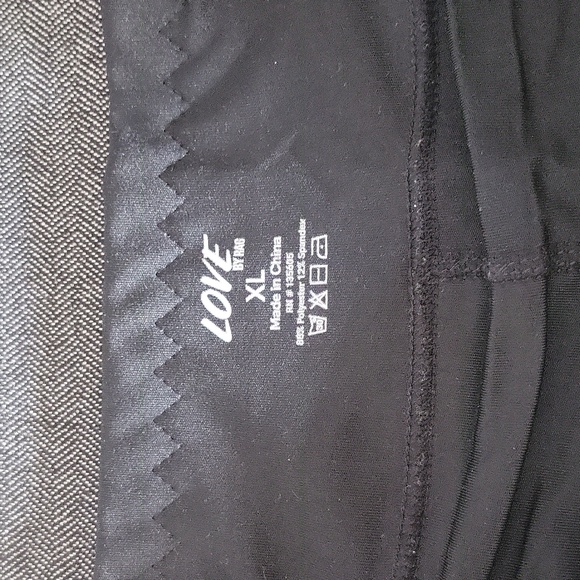 Strechy legging feel skirt with short 5po under love by rag xl black - Picture 4 of 6